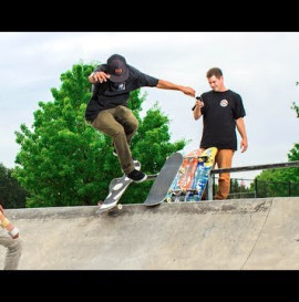 2 Boards 1 Jump - Skateboarding Circus Tricks