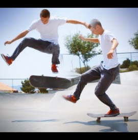 KICKFLIP ONE-FOOT BODY VARIAL NOSEBLUNT! (Single Trick)