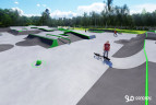 Projekt skateparku w Jaworznie - Slo Concept