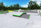 Projekt skateparku w Jaworznie - Slo Concept